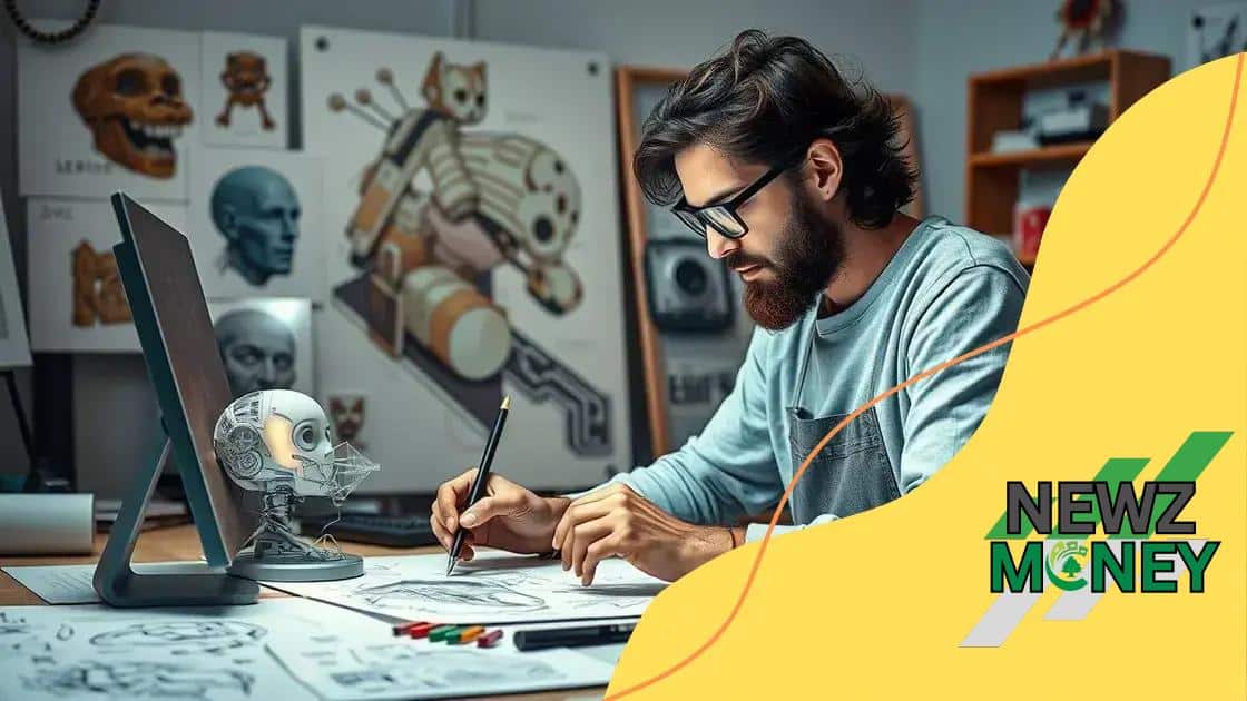 Case studies of AI in art and design