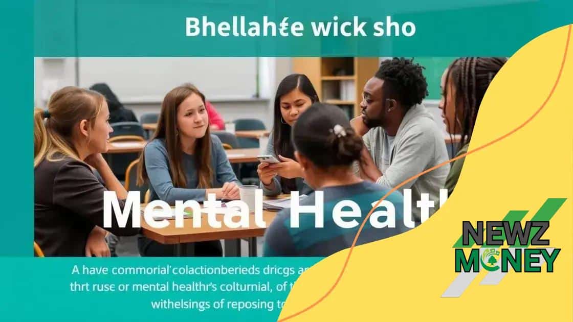 Innovative programs supporting mental health in education
